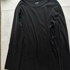 Duluth Trading Co Black Long Sleeve Crewneck Top